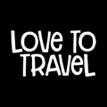 Love To Travel Vinyl Decal Sticker