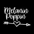 Melanin Pop Pin Vinyl Decal Sticker