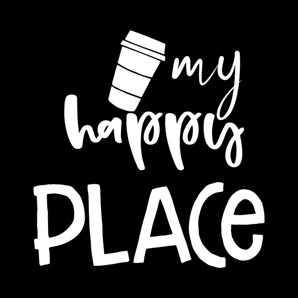 My Happy Place Vinyl Decal Sticker