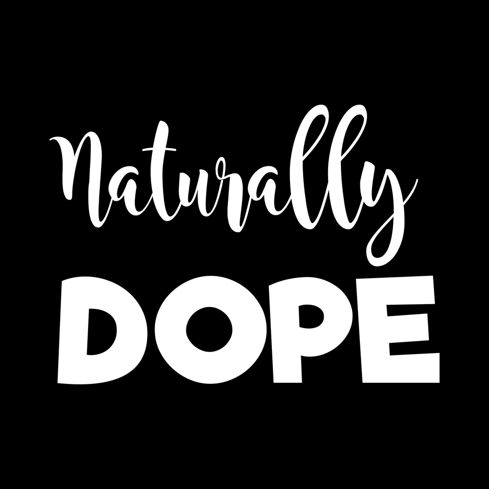 Naturally Dope Vinyl Decal Sticker