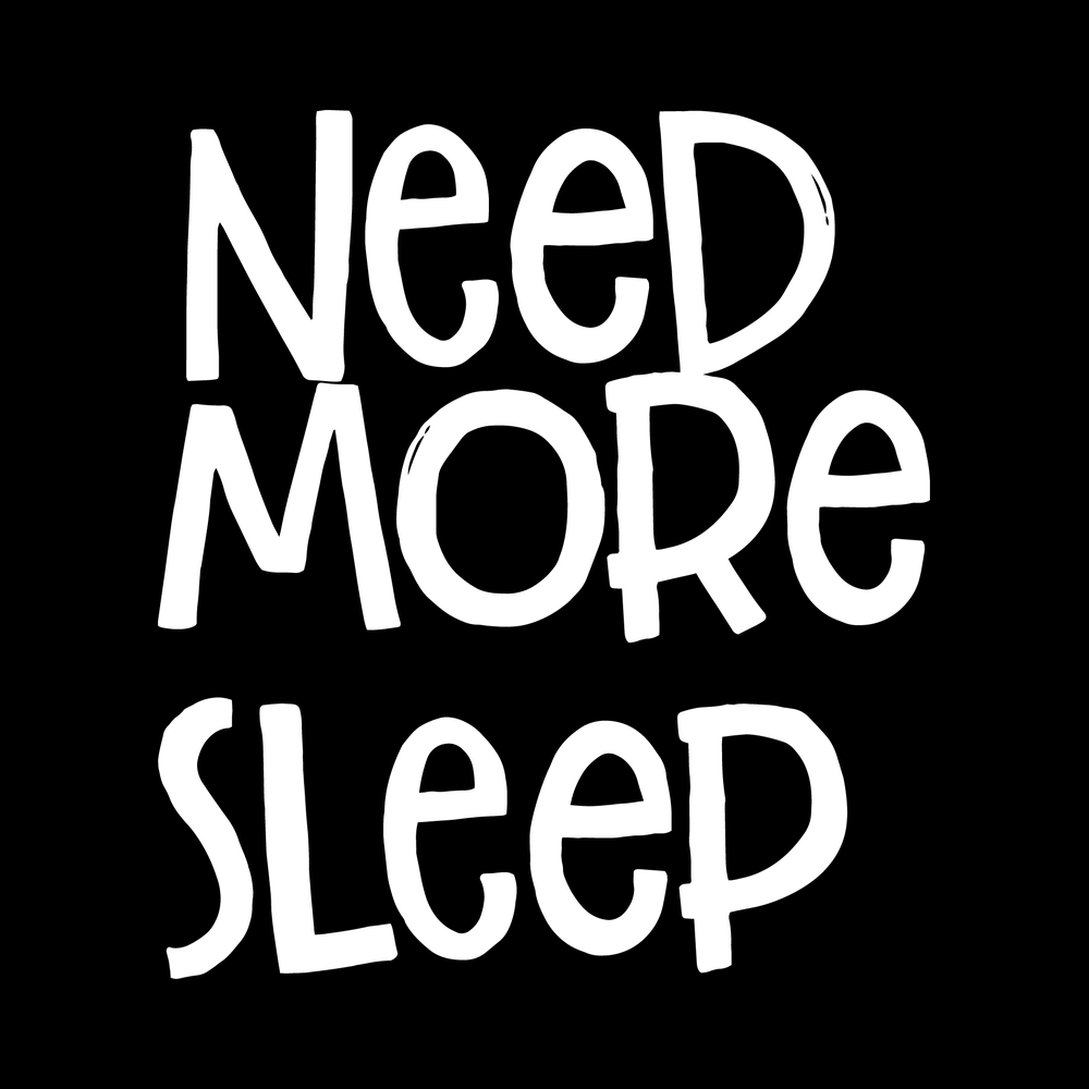 Need More Sleep Vinyl Decal Sticker