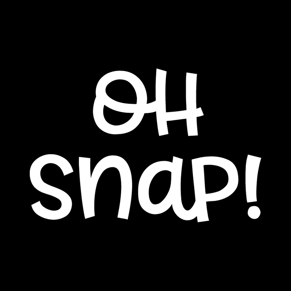 Oh Snap 1 Vinyl Decal Sticker