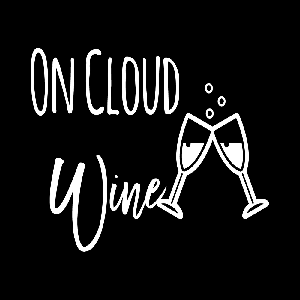 On Cloud Wine Vinyl Decal Sticker