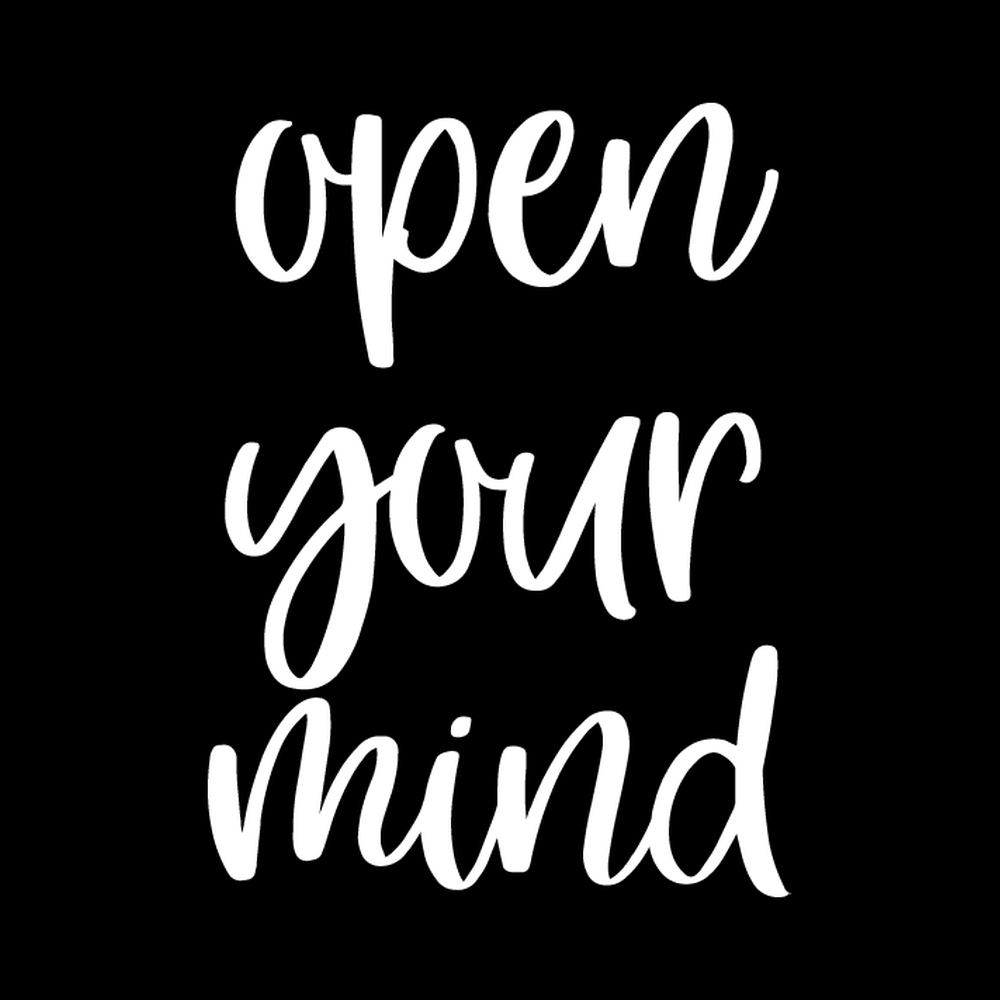 Open Your Mind Vinyl Decal Sticker
