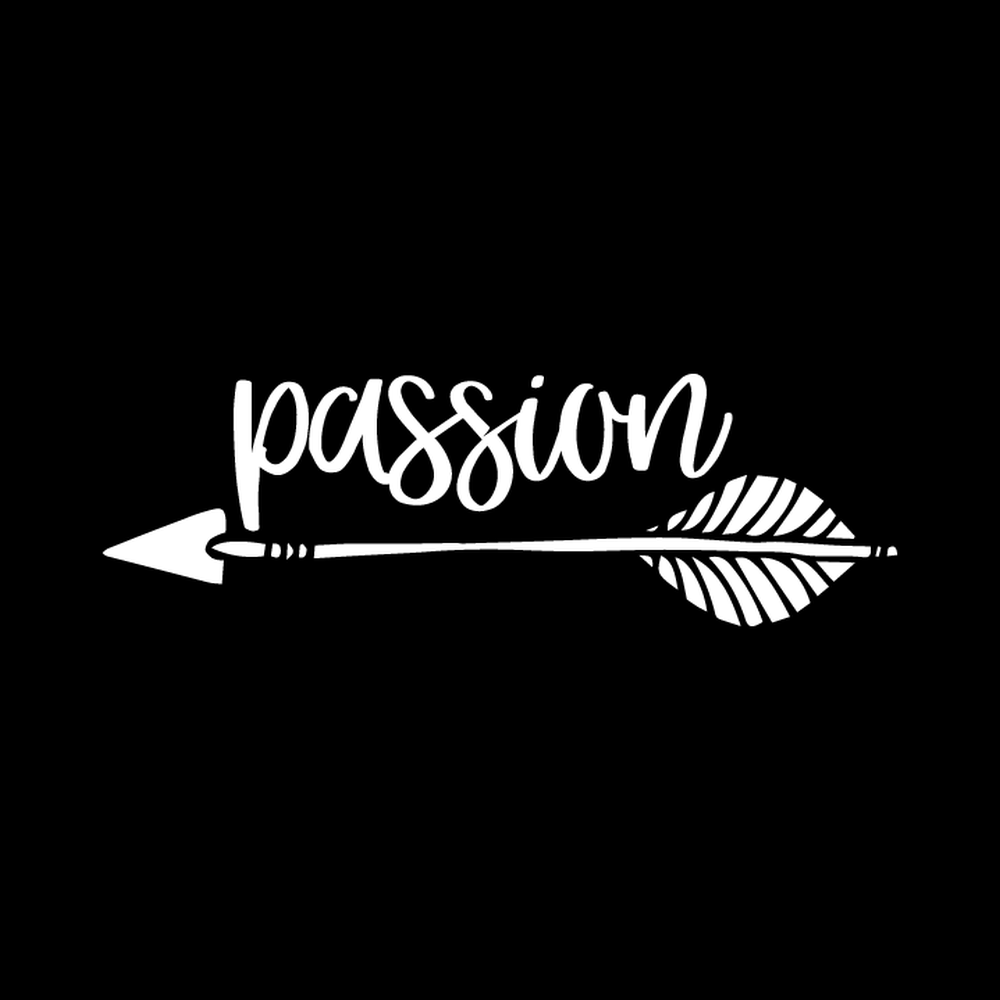 Passion Vinyl Decal Sticker