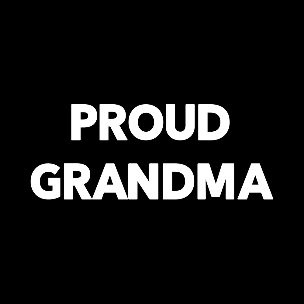 Proud Grandma Vinyl Decal Sticker