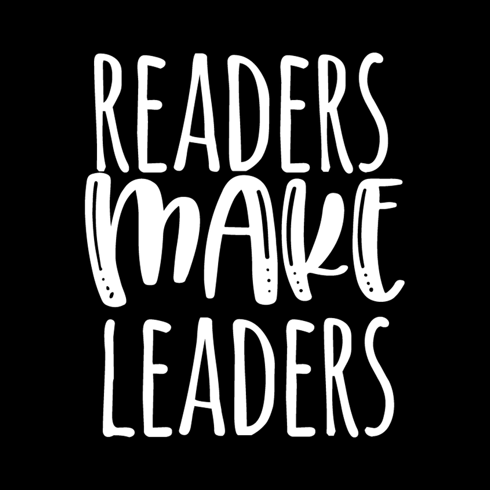 Readers Make Leaders Vinyl Decal Sticker