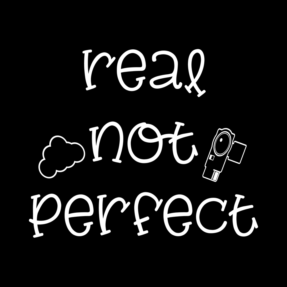 Real Not Perfect Vinyl Decal Sticker