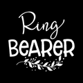 Ring Bearer Vinyl Decal Sticker