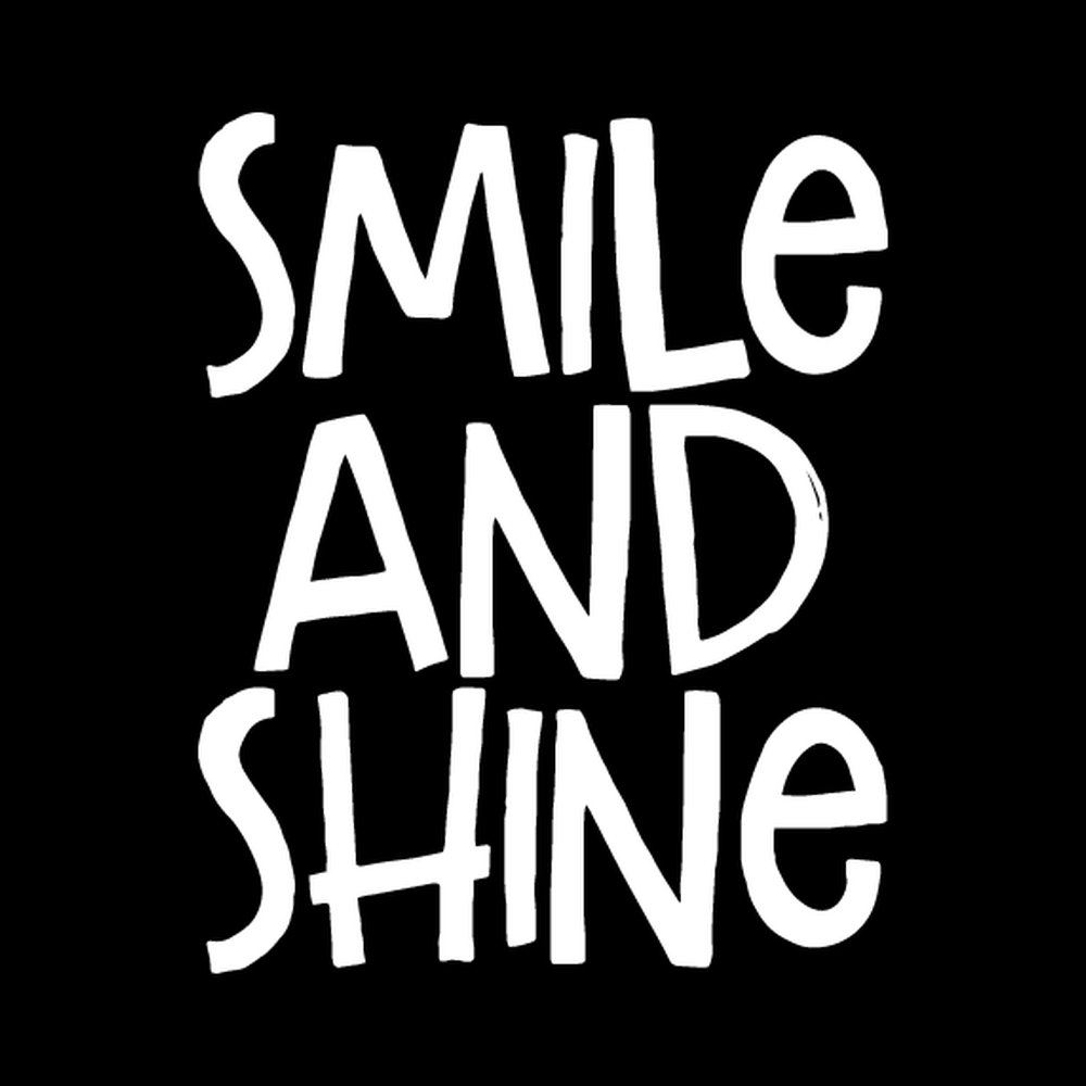 Smile And Shine Vinyl Decal Sticker