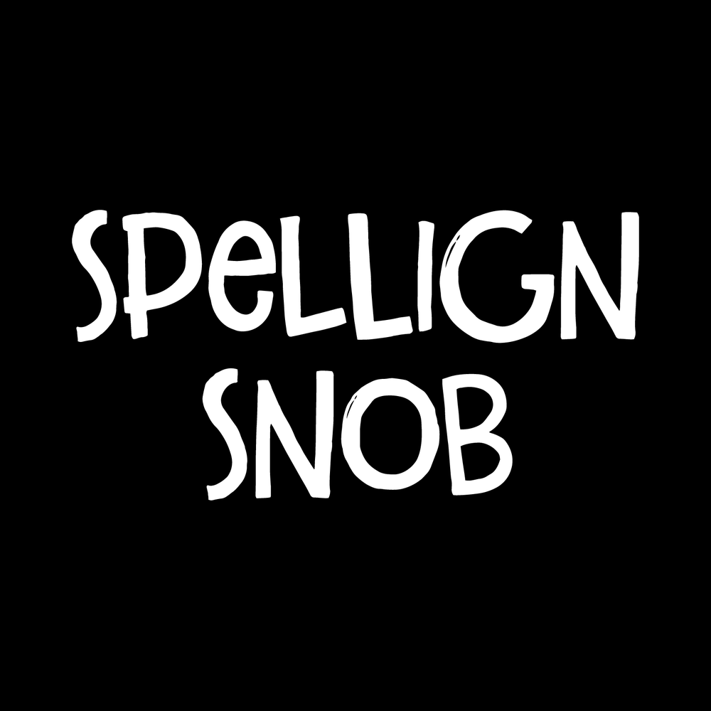 Spelling Snob Vinyl Decal Sticker