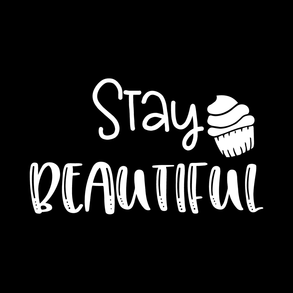 Stay Beautiful Vinyl Decal Sticker