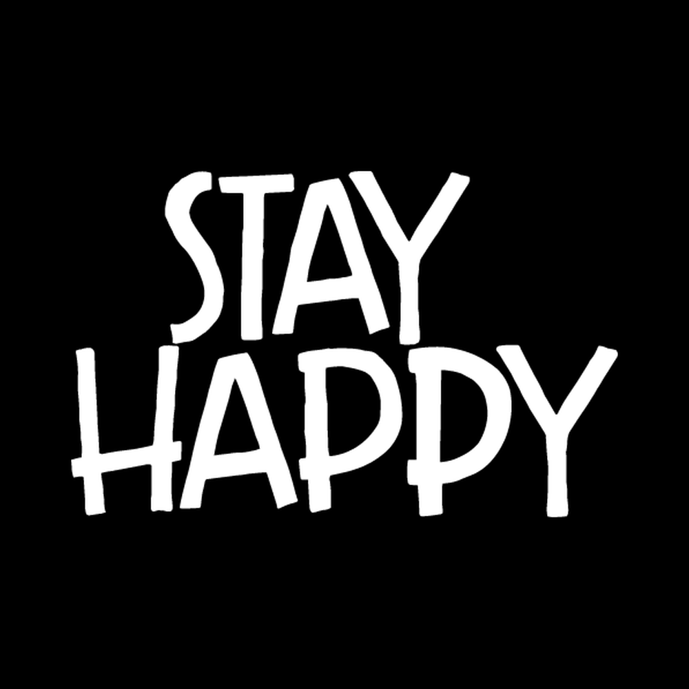 Stay Happy Vinyl Decal Sticker