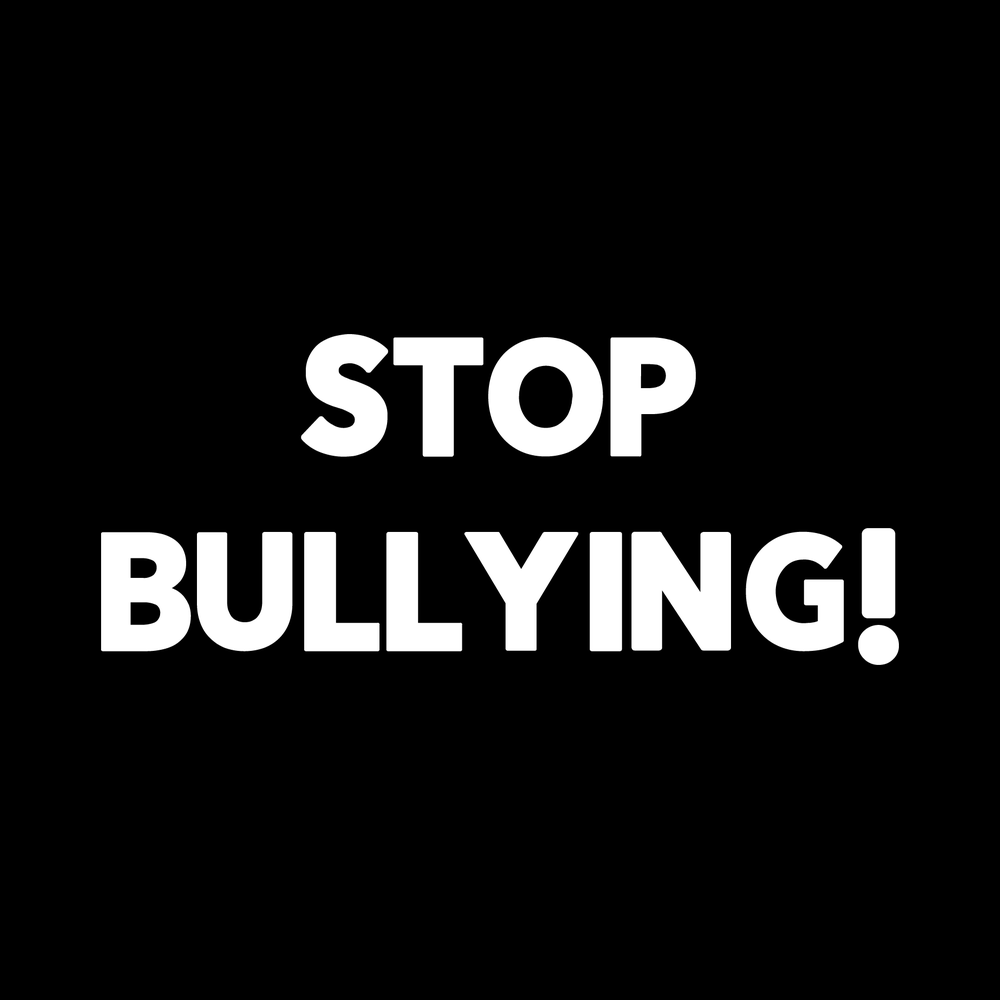 Stop Bullying Vinyl Decal Sticker