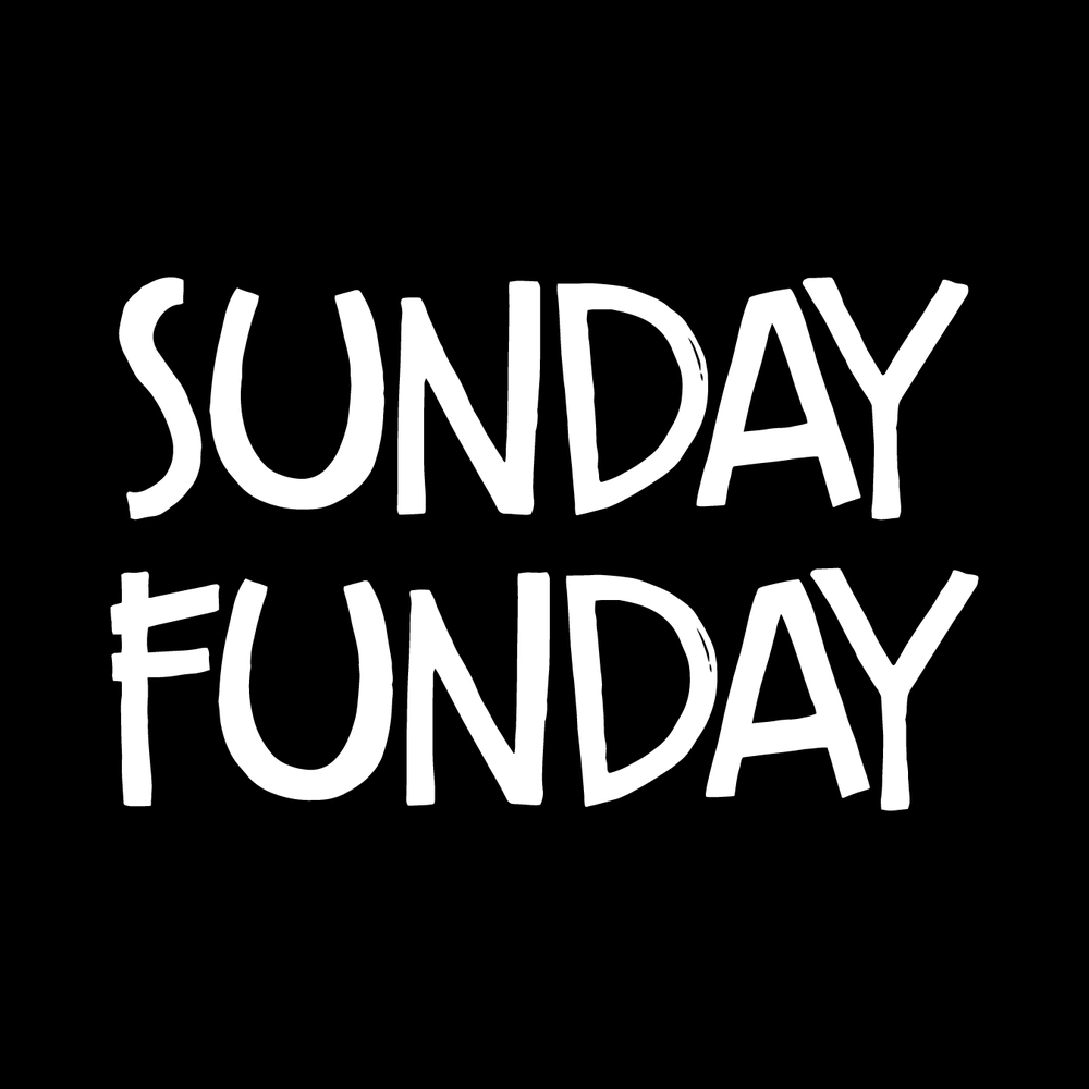 Sunday Fun Day Vinyl Decal Sticker