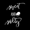 Sweet And Salty Vinyl Decal Sticker
