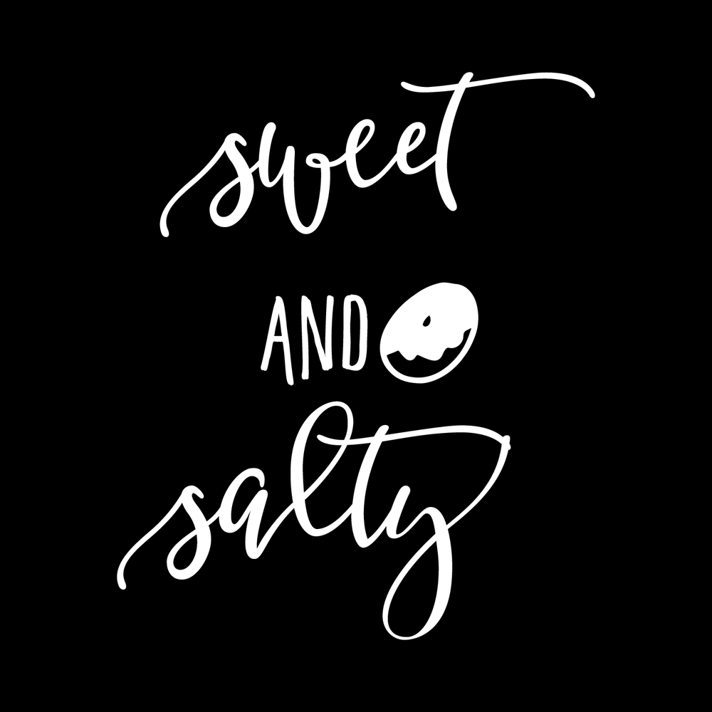 Sweet And Salty Vinyl Decal Sticker