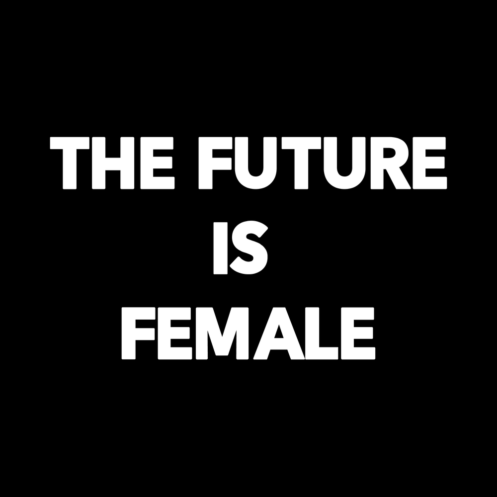 The Future Is Female Vinyl Decal Sticker