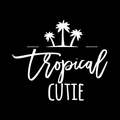 Tropical Cutie Vinyl Decal Sticker