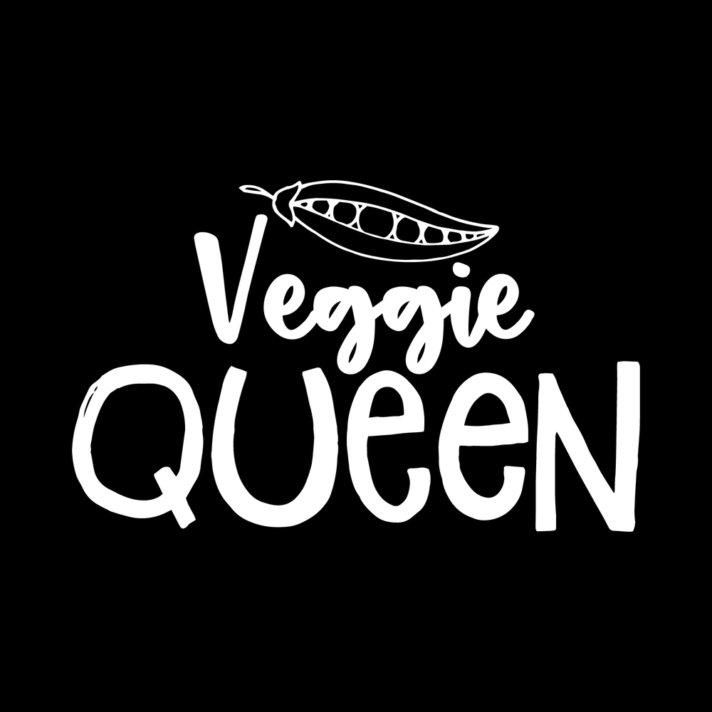 Veggie Queen Vinyl Decal Sticker