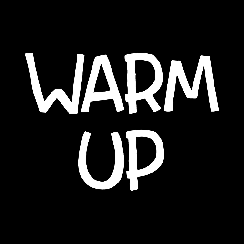 Warm Up Vinyl Decal Sticker