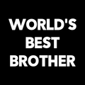 Worlds Best Brother Vinyl Decal Sticker