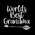 Worlds Best Grandma 1 Vinyl Decal Sticker
