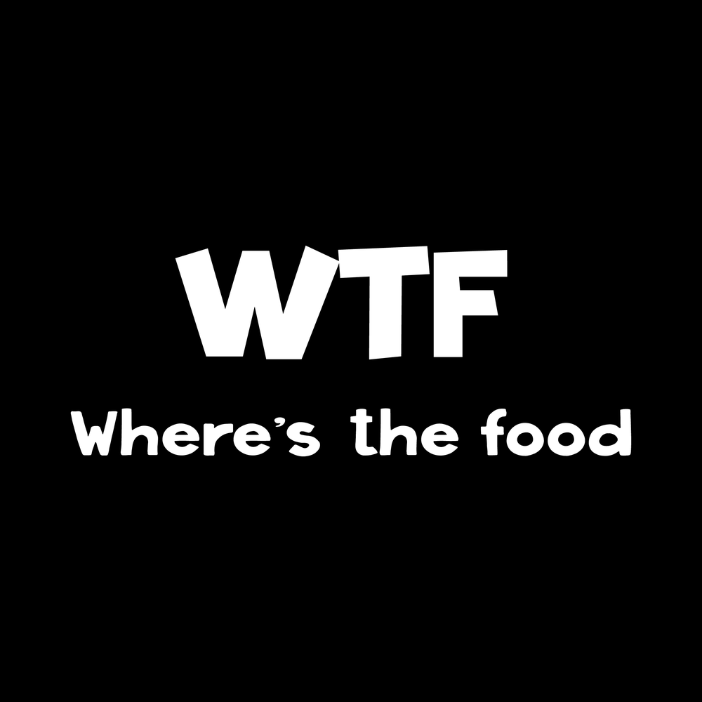 Wtf Wheres The Food Vinyl Decal Sticker