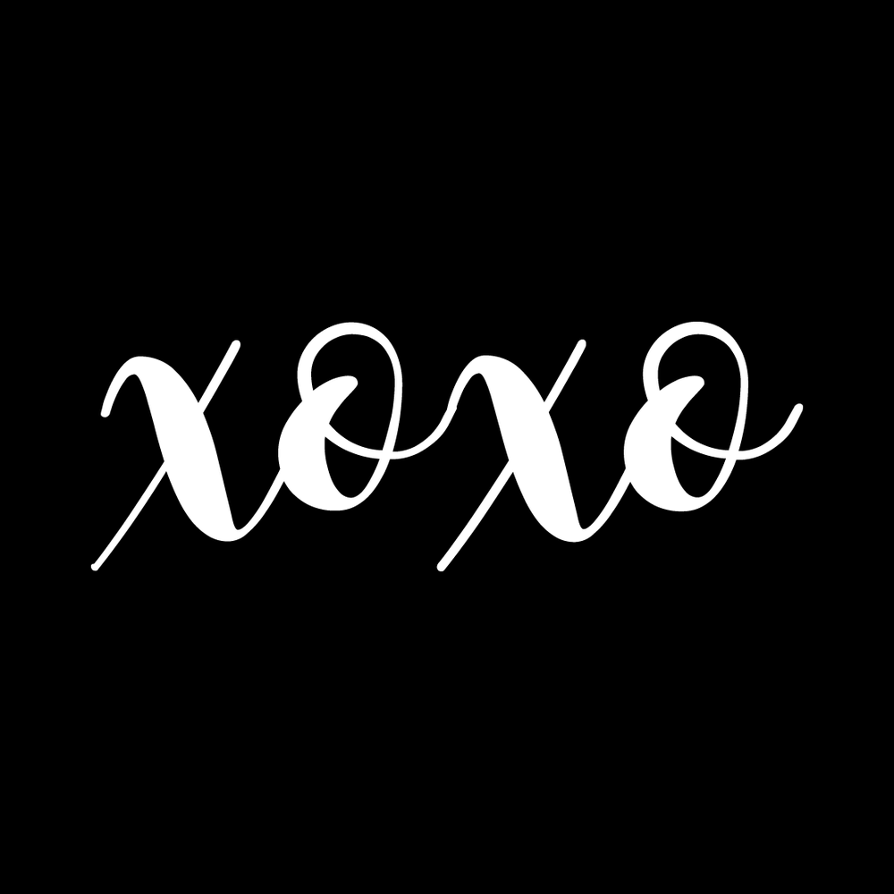 Xoxo Vinyl Decal Sticker